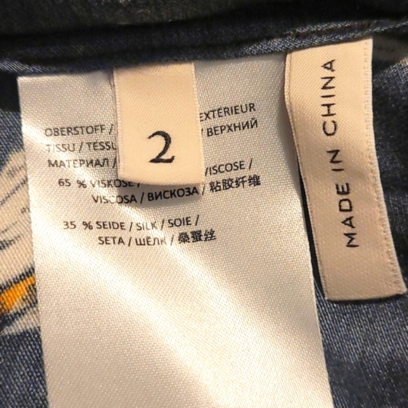 Dorothee Schumacher - Artistic Patch silk blend blouse - Size 2 - Picture 15 of 16